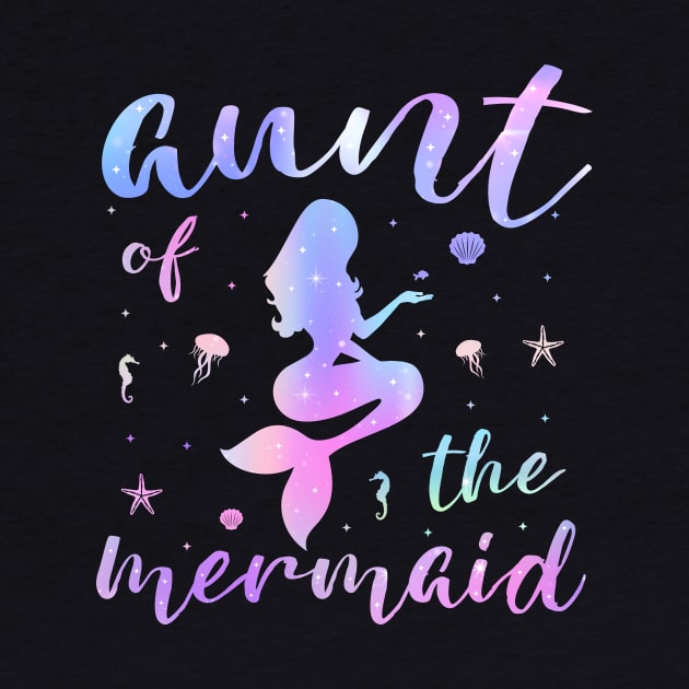 Aunt of the Mermaid Matching Birthday Party by Albatross